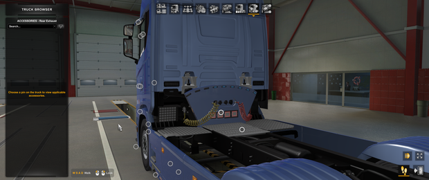 [rear exhaust tuning part] Scania NG Greek airbar 