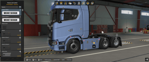 [sideskirts tuning part] Scania NG holland sideskirs toolbox