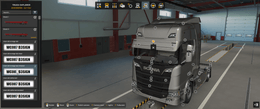 [sun visor tuning part] Scania NG  Mexicano sunvisor