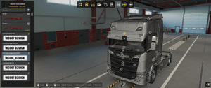 [sun visor tuning part] Scania NG  Mexicano sunvisor