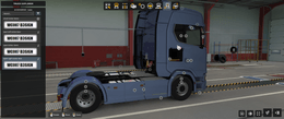 ,,ˇ [lodor tuning part] Scania  NG side locker doors open