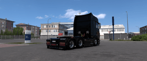 [rear bumper tuning part] Scania NG Knippie Knippie rear bumper