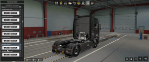 [rear exhaust tuning part] Scania NG holland high pipes V2