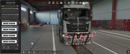 [bull bar tuning part] Scania NG hypro  S-U-P-E-R sign bullbar open version 