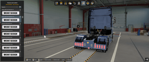 [rear bumper tuning part] Scania NG Heinrich old style bumper