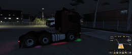 ˇ [neonrli tuning part] Scania  NG rear fender neons