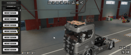 *[rack tuning part] Scania NG  roof rack with wood decor V1