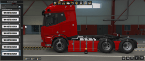 [sideskirt  tuning part]  DAF XD  Dutch long sidebar