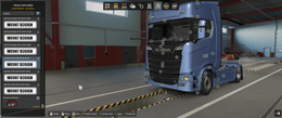 [head lights tuning part] Scania NG Painted Xenon Headlights with stripe