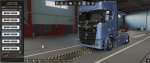 [head lights tuning part] Scania NG Painted Xenon Headlights with stripe