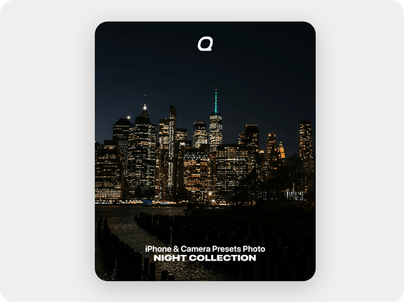 iPhone &amp; Camera Presets Photo - NIGHT COLLECTION