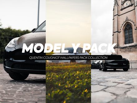 TESLA MODEL Y WALLPAPERS PACK