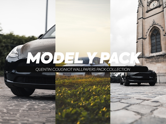 TESLA MODEL Y WALLPAPERS PACK
