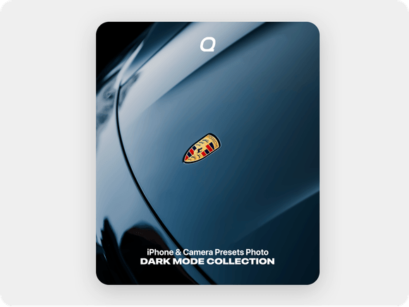 iPhone &amp; Camera Presets Photo - DARK MODE COLLECTION