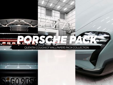 PORSCHE WIND TUNNEL WALLPAPERS PACK