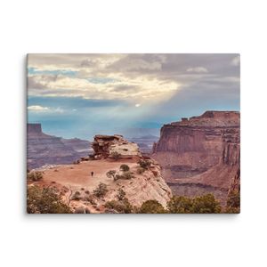 Shafer Canyon Overlook on Canvas (24&quot;x18&quot;)