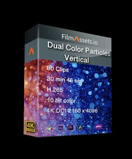Dual Color Particles Vertical