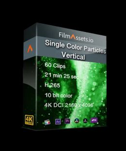 Single Color Particles Vertical