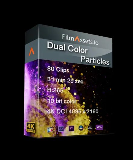 Dual Color Particles