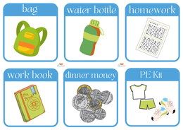 Morning Checklist Cards (Secondary School)