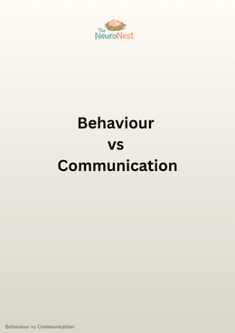 Behaviour Vs Communication