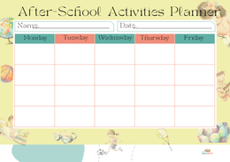 After-School Activities Planner