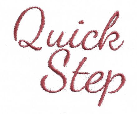 Quick Step Font.