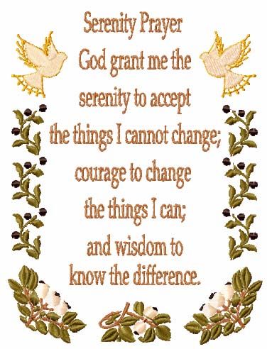 Small Serenity Prayer