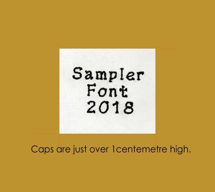 Sampler Font