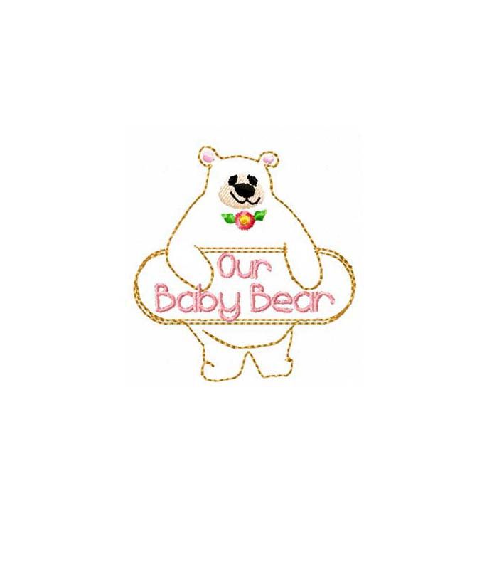 Whimsy Baby Bear Frame