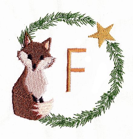Folk Art Monograms 19 (Fox )