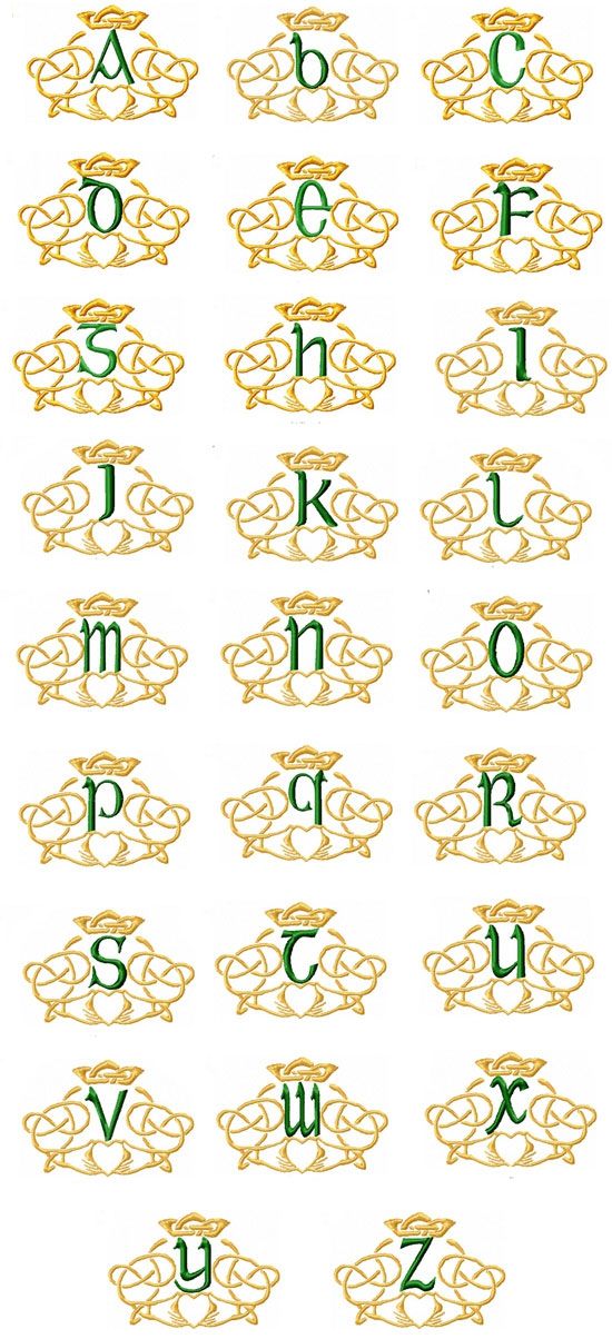 Claddagh Font