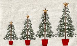 Folksy Christmas Tree in 4 Sizes