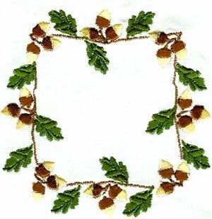 Harvest Borders Acorns