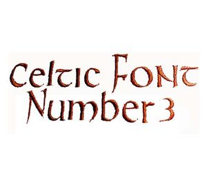 Celtic Font 3