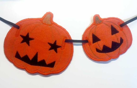 Pumpkin ,Jacko Lantern Bunting/Garland