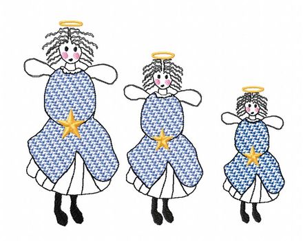 Apprentice Angel A in three sizes