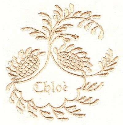 French Whitework Labels 4"