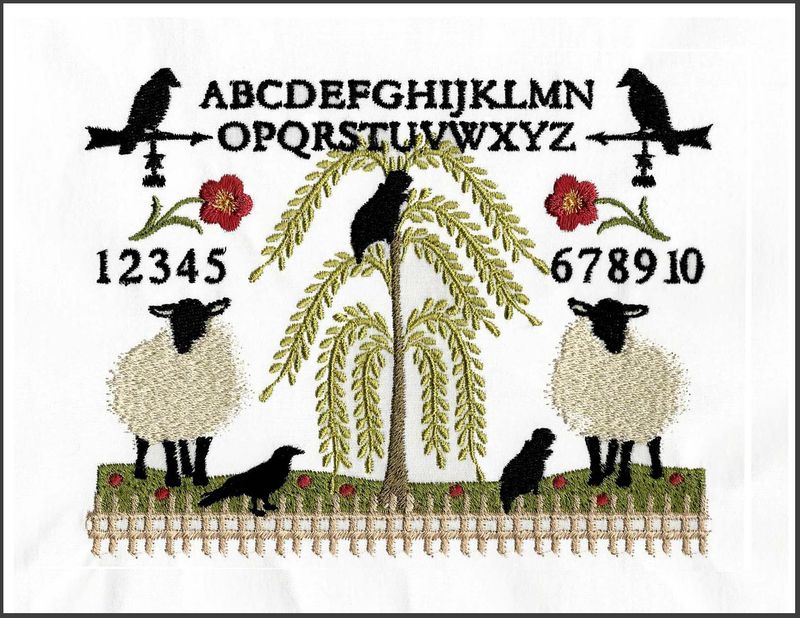 Sheep and Crows