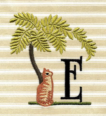 Folk Art Monograms 11 (Tabby)