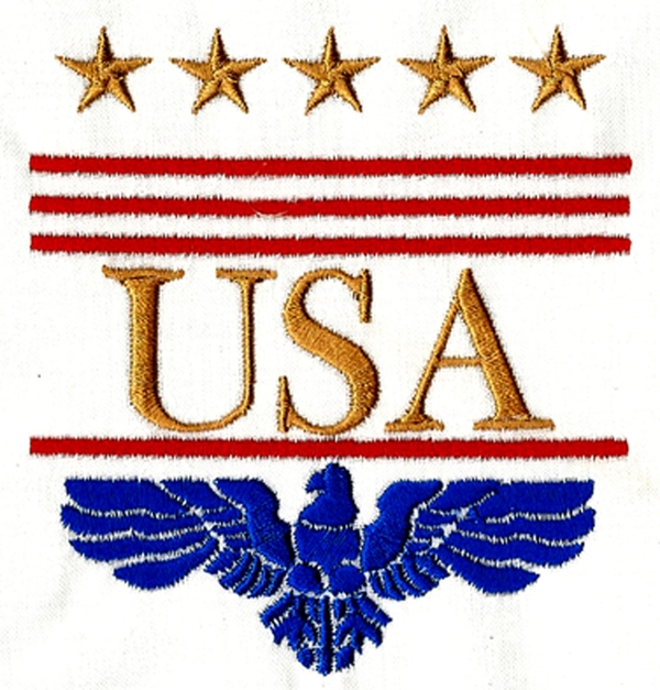 Folk Art Monograms 20 ( American Eagle)