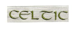 Celtic Font #1..........HALF INCH