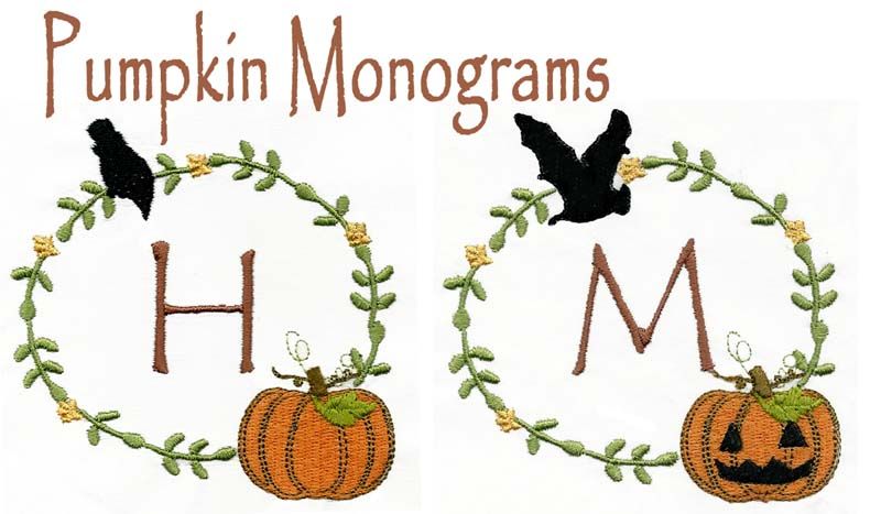 Pumpkin Monograms