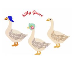 Silly Goose 6" Three geese