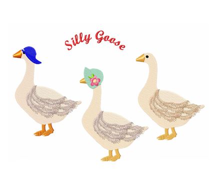 Silly Goose 6" Three geese