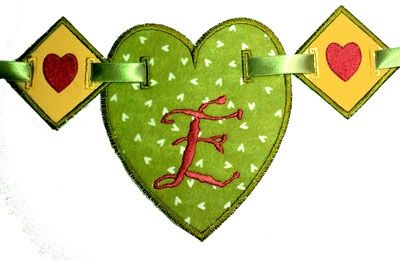 Alphabet Heart Bunting/Garland