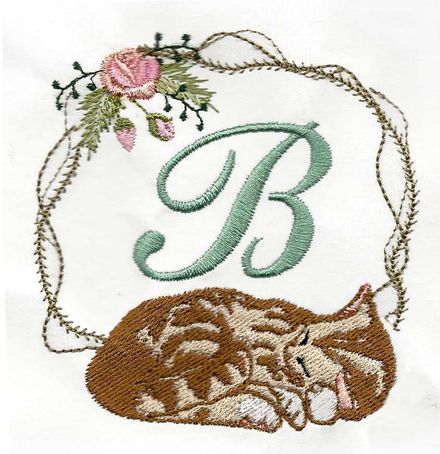 Victorian Cat Monograms