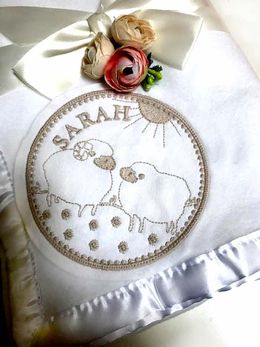 French Whitework Sheep in 3 sizes