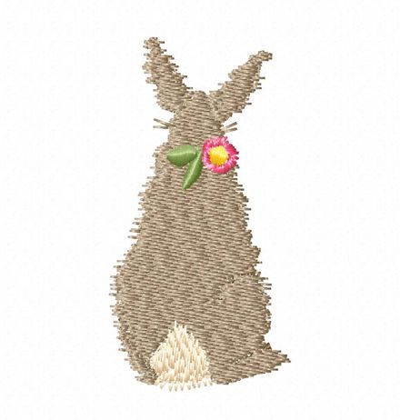 Backwards Grumpy Bunny