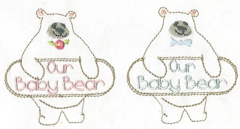 Whimsy Baby Bear Frame
